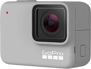 GoPro - Cámara de acción digital (impermeable, pantalla táctil, video HD de 1440p y 10 megapixeles), color blanco.