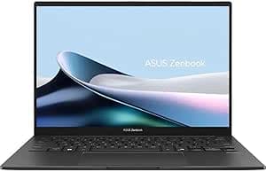 ASUS Zenbook 14 OLED 2024 Laptop, 16-Core Intel Core Ultra 9 285H, pantalla táctil WUXGA de 14 pulgadas, gráficos Intel Arc 140T, 32GB LPDDR5 1TB SSD, teclado retroiluminado, Thunderbolt 4, Wi-Fi 7