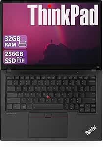 Lenovo ThinkPad X13 G1 Laptop, 13.3" FHD Notebook, AMD Ryzen 5 Pro 4650U, 32GB RAM, 256GB SSD, Windows 11 Pro (reacondicionado)