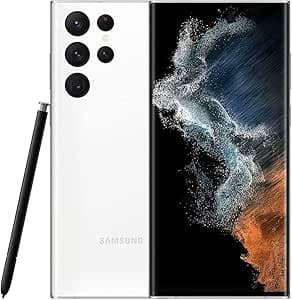 Samsung Galaxy S22 Ultra 8 Ram 128GB Fantasma Blanco Desbloqueado (Reacondicionado)