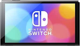 Nintendo Switch (OLED model) w/Neon Red & Neon Blue Joy-Con (Renewed Premium)