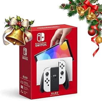 Nintendo Switch – OLED Model w/White Joy-Con