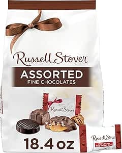 Russell Stover Bolsa de refuerzos de chocolates surtidos, 18.4 onzas