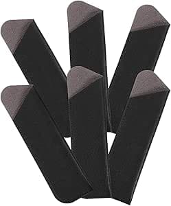 Funda Protectora para Bolígrafos de Piel PU, Estuche Vintage Negro 6 Compartimentos, Portátil y Resistente para Uso en Oficina y Organización