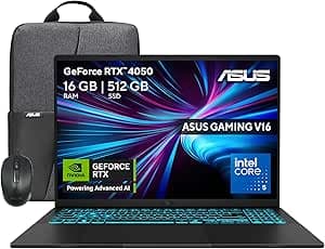 ASUS V16 Intel® Core™ 5/ NVIDIA® GeForce RTX™ 4050 / FHD 16:10, 144Hz/ Wi-Fi 6 + Bluetooth® 5.3/ Garantía y Servicio con la Marca en México